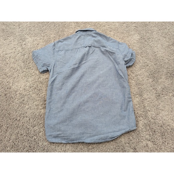 Urban Pipeline Button Up Shirt Mens Small Short Sleeve Blue Soft Casual - Picture 5 of 6